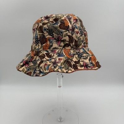 Millymook Kids Reversible Bucket Hat Tropical Floral Adjustable Size 5 Yrs +