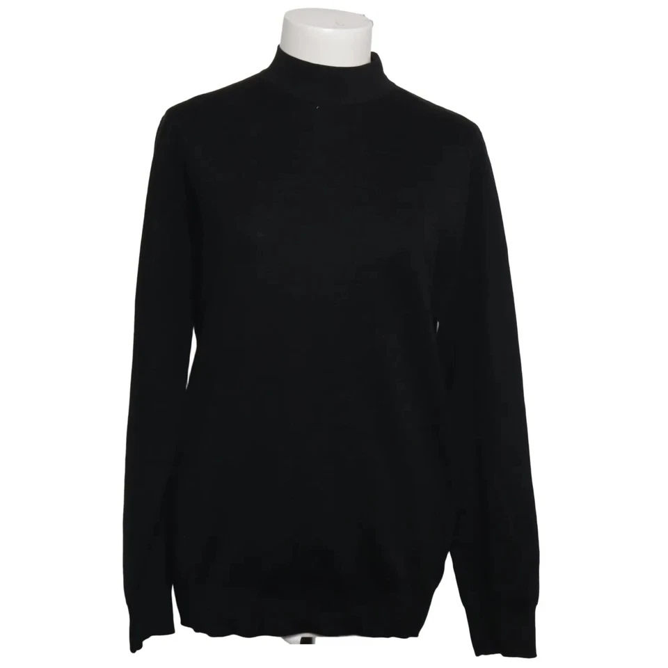 Zara, pull à col roulé, taille : 40, noir, acrylique/laine, unicolore, femme ... - Photo 1/4