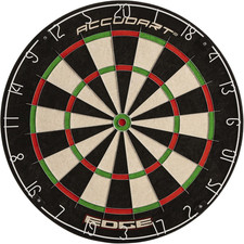 Edge Bristle Dartboard   Premium Brazilian Sisal, Razor  Thin Spider, Rotating Me