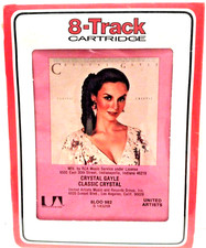 Crystal Gayle Classic Crystal SEALED 8 Track Tape United Artists S243259