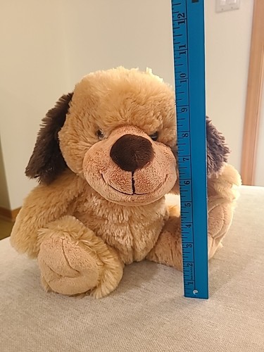 Dan Dee 12” Brown Dog Plush Stuffed Animal - Picture 2 of 6
