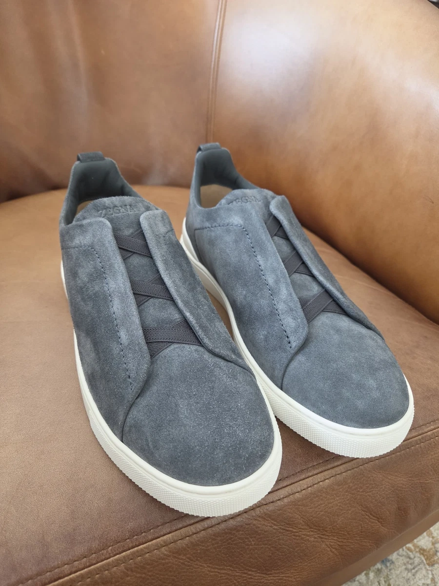 Gray Casual Shoes Ermenegildo Zegna for Men for sale | eBay display picture 1