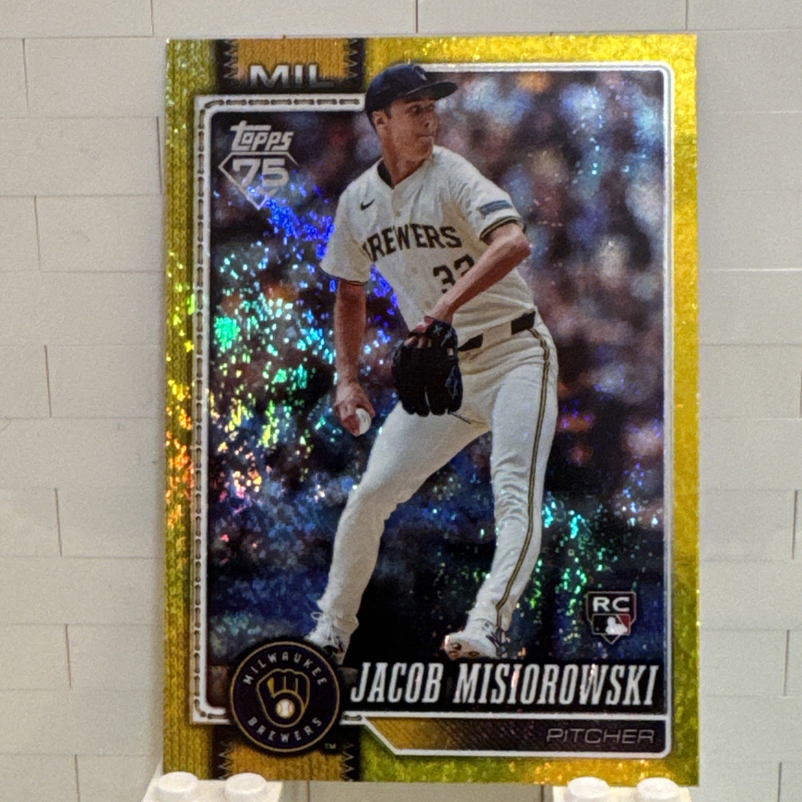 JACOB MISIOROWSKI 2026 Topps #10 ROOKIE CARD RC YELLOW HOLO FOIL /399 PARALLEL