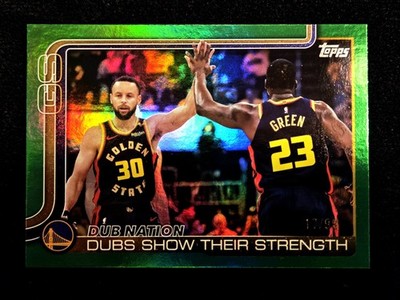 2025-26 Stephen Curry x Draymond Green SP /99 Topps Flagship NBA #291 DUB NATION