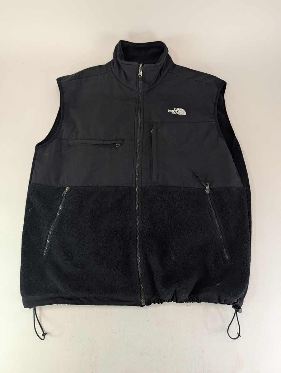 The North Face Vest Denali Polartec Men's XL Fleece Full Zip Black
