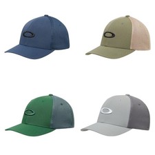 Oakley Mens Ellipse Mesh Hat Fitted Golf Cap ...