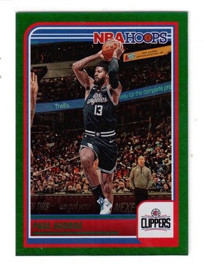 Paul George 2023-24 Panini NBA Hoops 13/99 Jersey Number 1/1