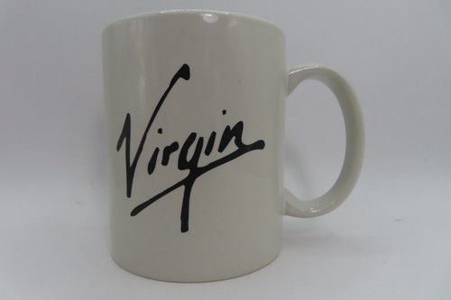 Vintage / Rare Virgin Atlantic / Virgin Records 11oz Ceramic Coffee Cup Mug - Picture 18 of 19