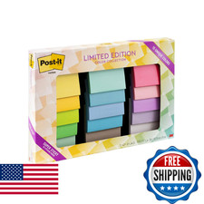 Post-It Super Sticky Notes Limited Edition Color Collection 3X3 In 15 Pads/Pack