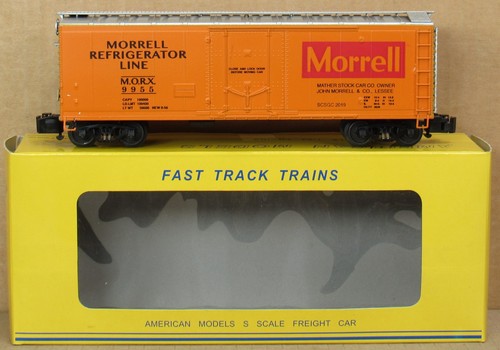 Coche frigorífico de acero Morrell American Models #9955 calibre S (hi-rail) nuevo de stock | Zustand: New