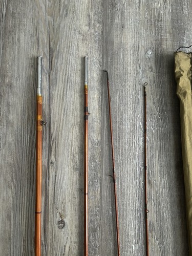 Vintage Montague Rapidan 9’ Bamboo Fly Rod - 3 Piece/2 Tip - Picture 6 of 7