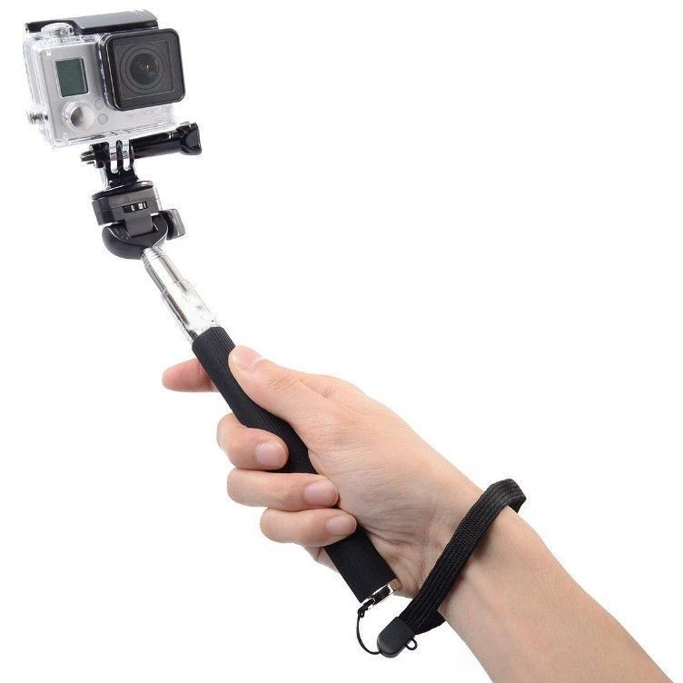 Selfie Stick for GoPro Hero 13 12 11 10 DJI OSMO Action 5 Cam Go Pro Extendable - Image 2 of 4