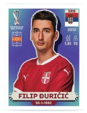 2022 Panini FIFA World Cup: Qatar 2022 Stickers Filip Đuričić #SRB8
