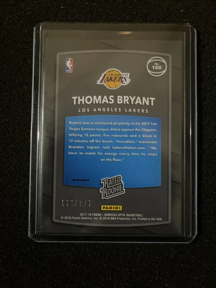 Thomas Bryant Rated Rc Scope /249 - Image 2 of 3