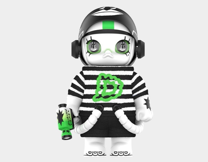 HOT POP MART Mega Space Molly 400% Lala Company Durian Man