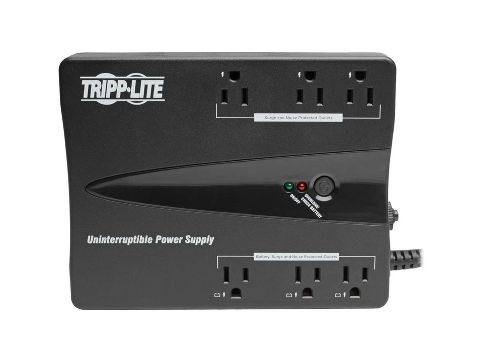 UPS de reserva Tripp Lite BC350 BC personal 350 VA 180 vatios 6 salidas para PC Foto 3 de 4