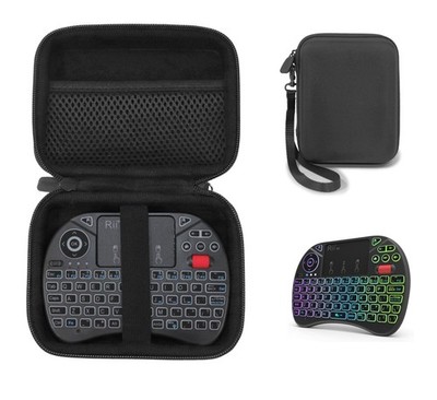 CaseSack Case for Rii X8 Mini Keyboard, 2.4GHz Portable Wireless small, Black 