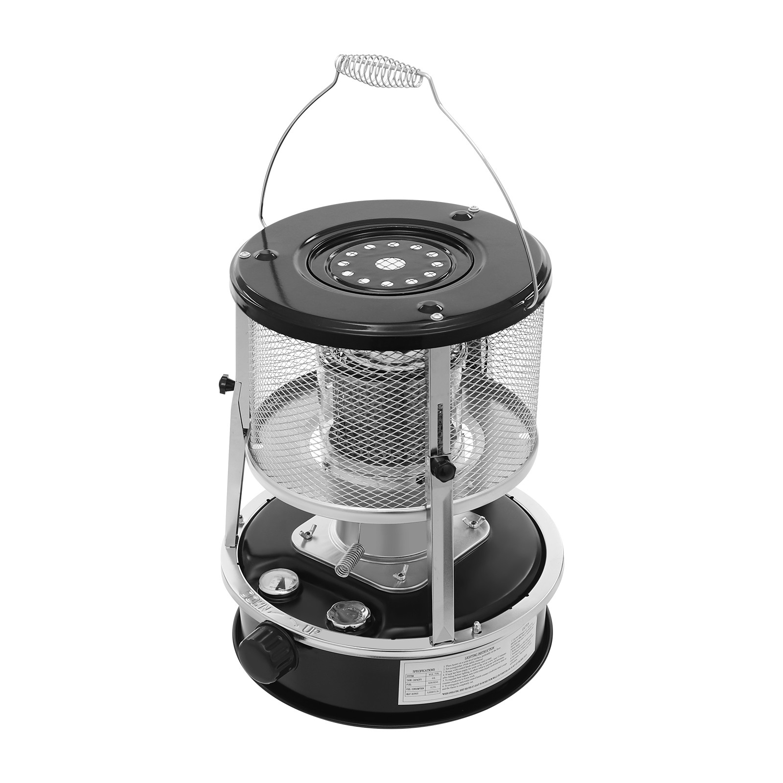 Indoor Kerosene Convection Heater, 9000BTU,10-15m² Heating Area 35.5-41cm Height