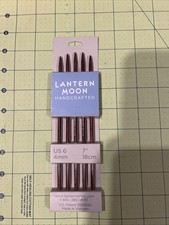 Lantern Moon 7 Rosewood Double Point Knitting Needles Set of 5 US6 4mm