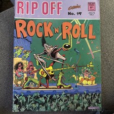 Rip Off Comix No.19 Rock ‘n’ Roll Vintage Comic Book Very Good Confition