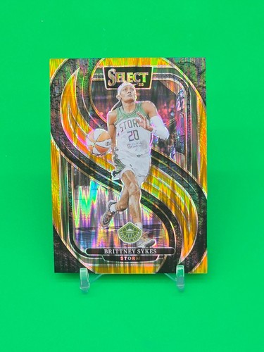 2025 WNBA Panini Select Premier Brittney Sykes Gold Flash Prizm /10     25PS1