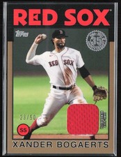 Xander Bogaerts 2021 Topps 1986 Gold /50 Jersey #86R-XB San Diego Padres