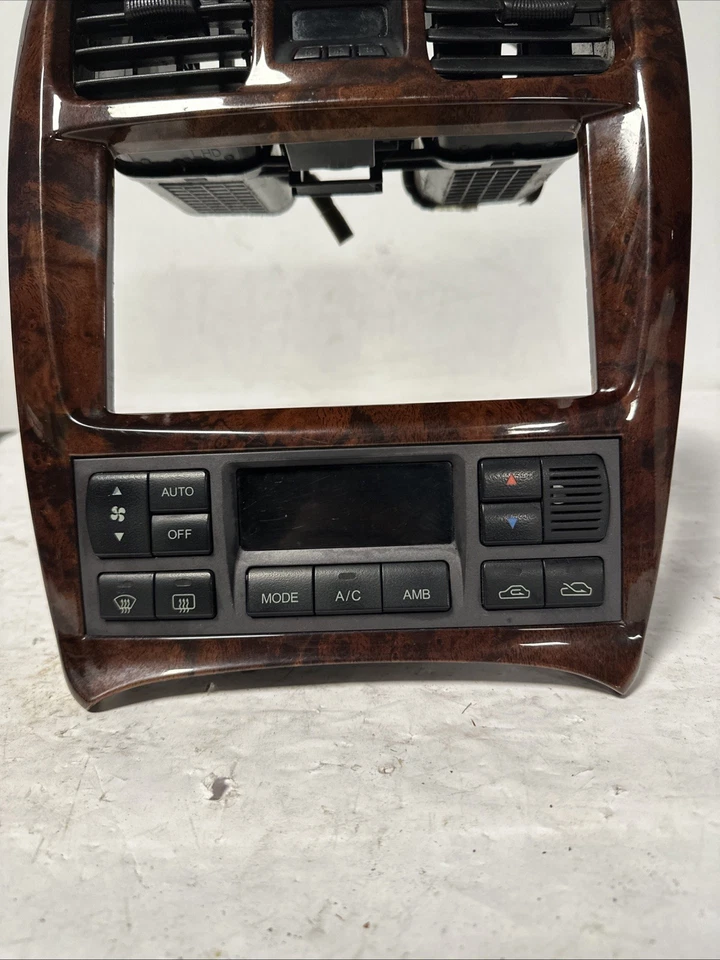 2002-2005 Hyundai Sonata Radio Bezel Trim Woodgrain 974103C000 S3 Foto 2 de 4