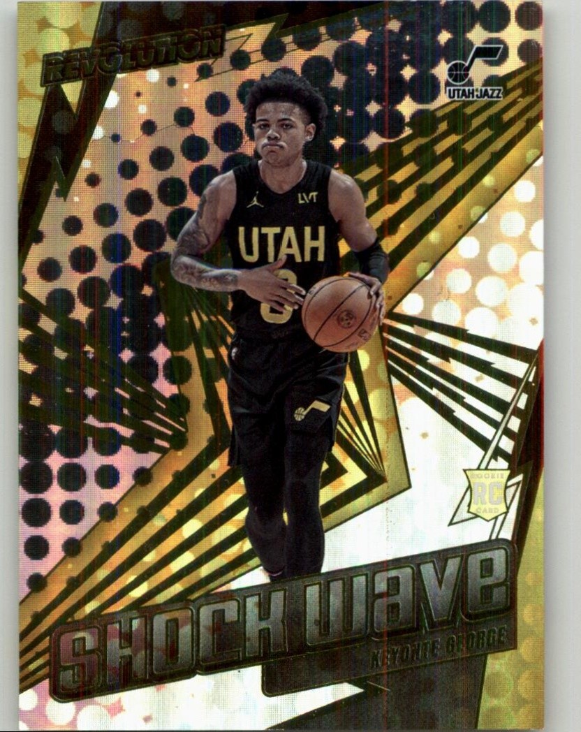 2023-24 Panini Revolution Keyonte George Shock Wave #23 Utah Jazz
