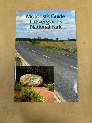 Everglades National Park Motorist's Guide Travel Map Booklet Florida