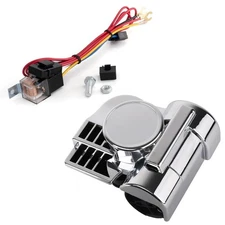 150DB Train Horn Kit 12V Super Loud Silver For Car Truck Motorcycle Pickup