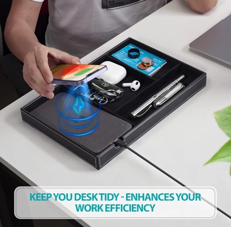 Tray Built Wireless Charging Station iPhone/Samsung Brand New!! - Image 4 of 4