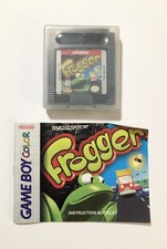 Nintendo GBC Gameboy Frogger Cartridge w/Case & Instruction Booklet