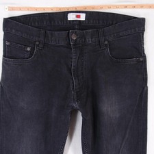 Herrens Tommy Hilfiger LEWIS HAMILTON Slim Skinny Elasthan Grau Jeans W34 L32