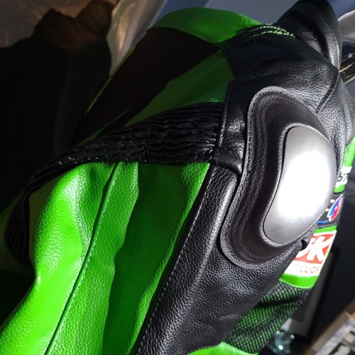 KAWASAKIMan'sMotorbike Jacket/Like NEW/4XL/Armp2Armp65cm/Around Waist121cm/L70cm - Picture 4 of 24