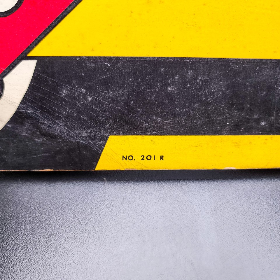 Vintage Red Top Beer Cardboard Sign, Cincinnati OH, Classic Brewery