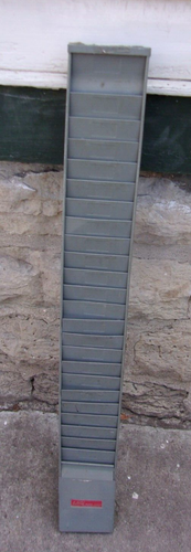 VTG Metal Time Card Holder Rack Industrial Wall Mount | eBay