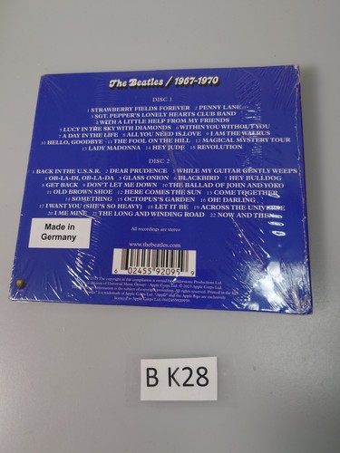 The Beatles 1967-1970, inkl. Single Now & Then (Blue Album 2 CDs) NEU! OVP - Bild 2 von 3