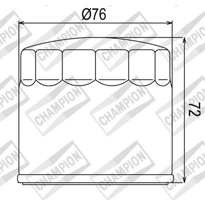 CHAMPION COF053 DUCATI 944 ST2 1997-2003 OIL FILTER