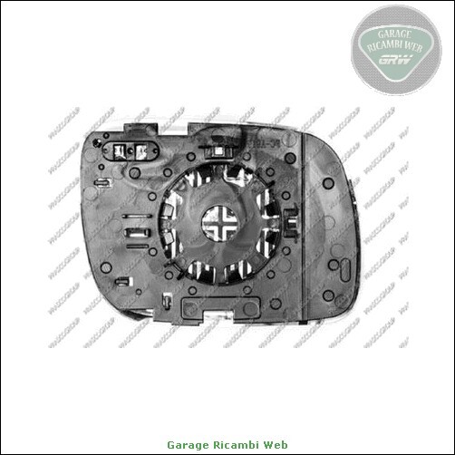 GRWVG8157514-PRS Vetro piastra specchio GRW Sx Sinistro per VW TOUAREG