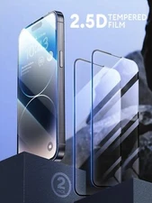 i-Blason iPhone 15 Bubble Free Anti-Scratch Tempered Glass Screen Protector 2PCS