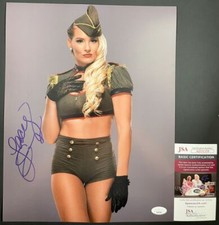 WWE NXT Lacey Evans Signed 11x14 Photo C Autograph Wrestlemania JSA COA