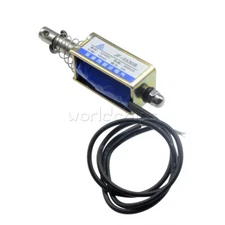 JF-0530B DC12V 300mA 5N/10mm Pull-Push-Type DC Solenoid Electromagnet New