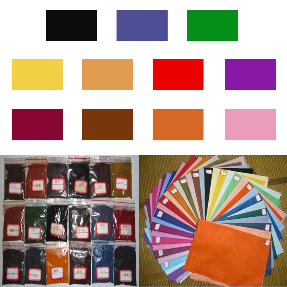 11 Colors DIY Textile Paint Tie Dye Powder NOT Fabric Multifunction Pigment  Dye