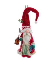 Tall GNOME HOLDING LANTERN Woodland Christmas Ornament by Kurt Adler