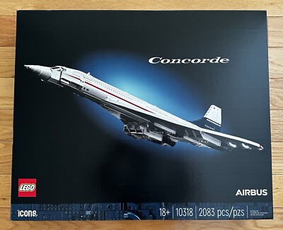 LEGO 10318 Icons Concorde Airbus | New In Sealed Box **SHIPS NEXT