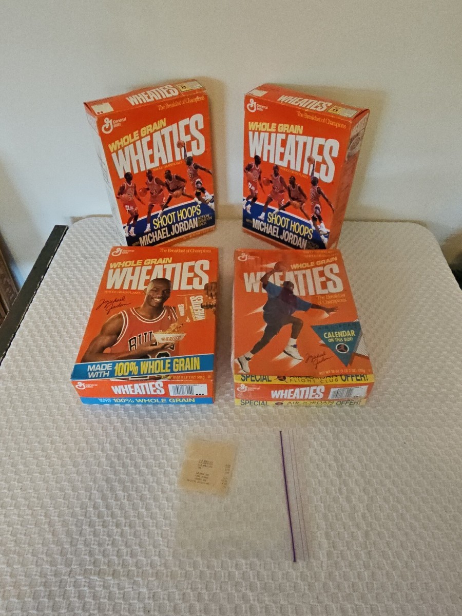 RARE 1991 Michael Jordan Wheaties Cereal Boxes (UNOPENED