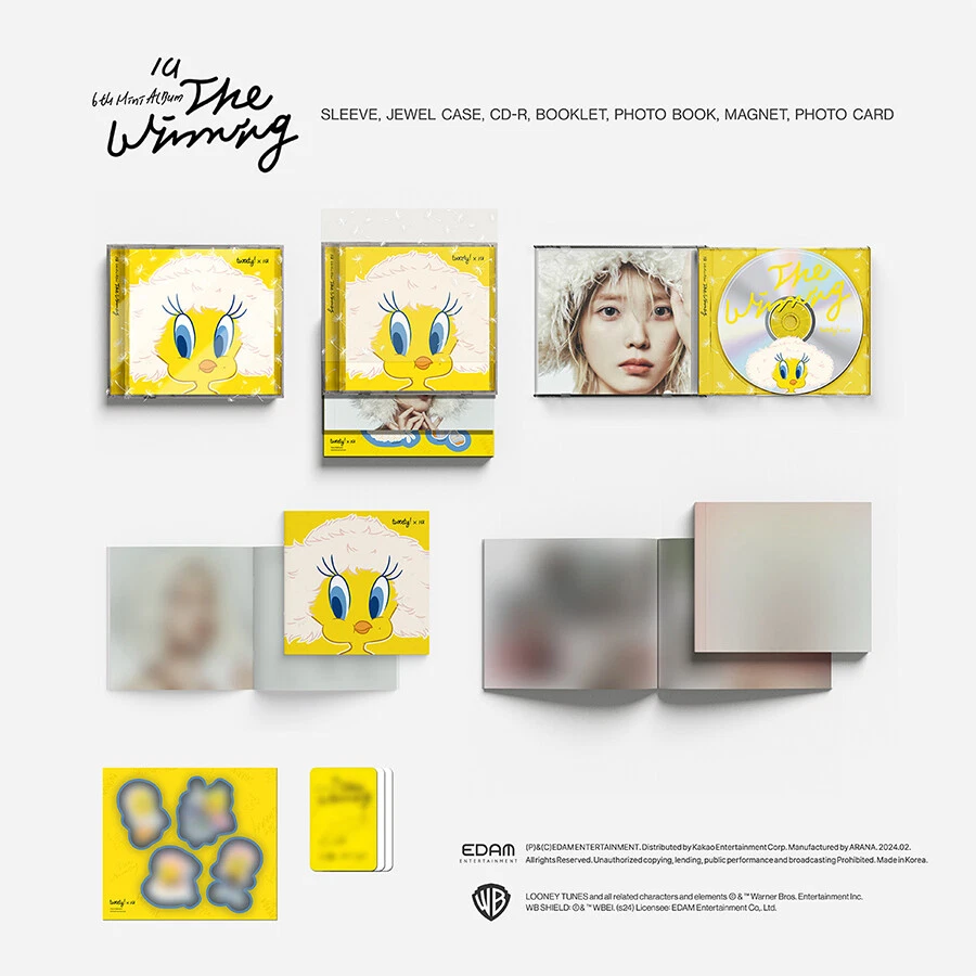 IU CD ALBUM 2枚 セット IU [THE WINNING] 6th Mini Album SPECIAL Ver/CD+2 Book+Magnet+2