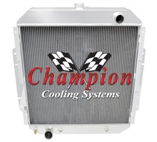 1968-1976 Ford F-100 Pickup Trucks Aluminum 3 Row Alliant Radiator 5.9 6.47.5 1968-1976 Ford F-100 Pickup Trucks Aluminum 3 Row Alliant Radiator 5.9 6.47.5