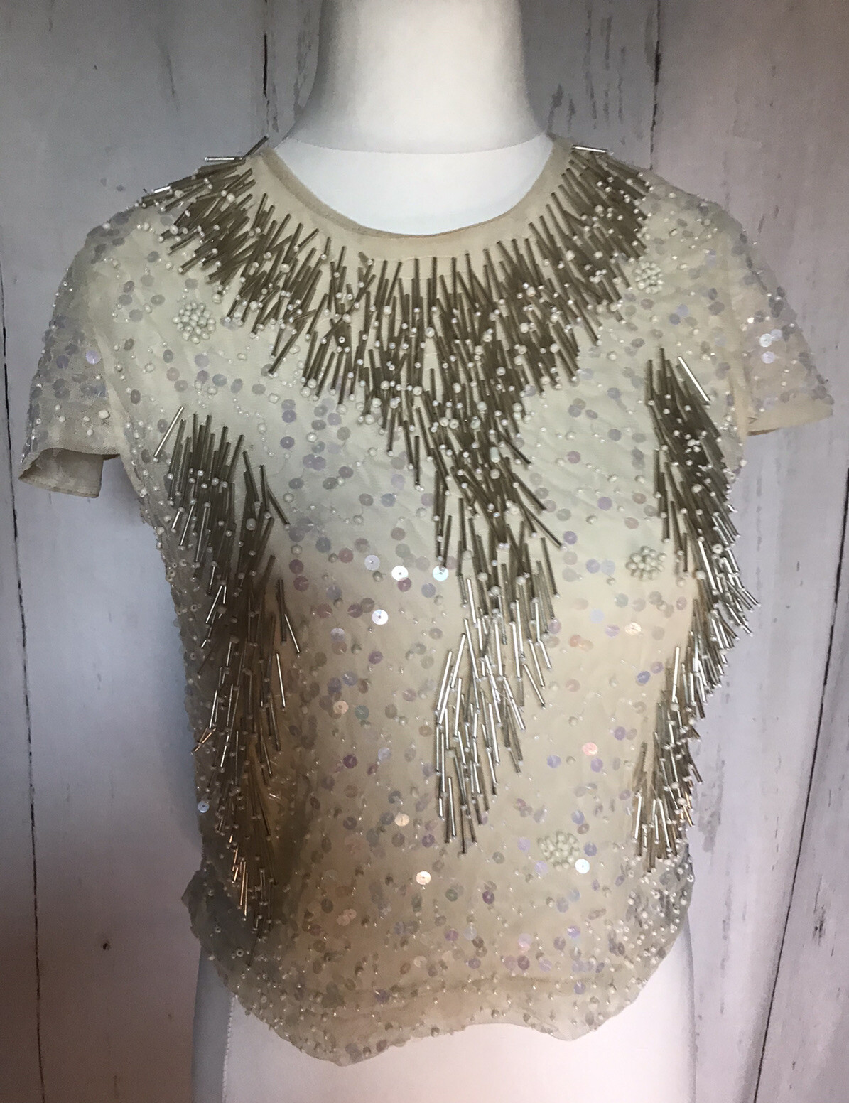 SWEET SERENADE CREAM WOVEN TOP
