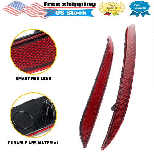 For Tesla Model 3 17-23 Tail Rear Bumper Reflector Reflex Light Left &Right Side - Picture 1 of 17
